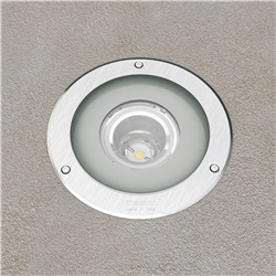 FLOOR 1686 28W CLD INOX LED AMBRA