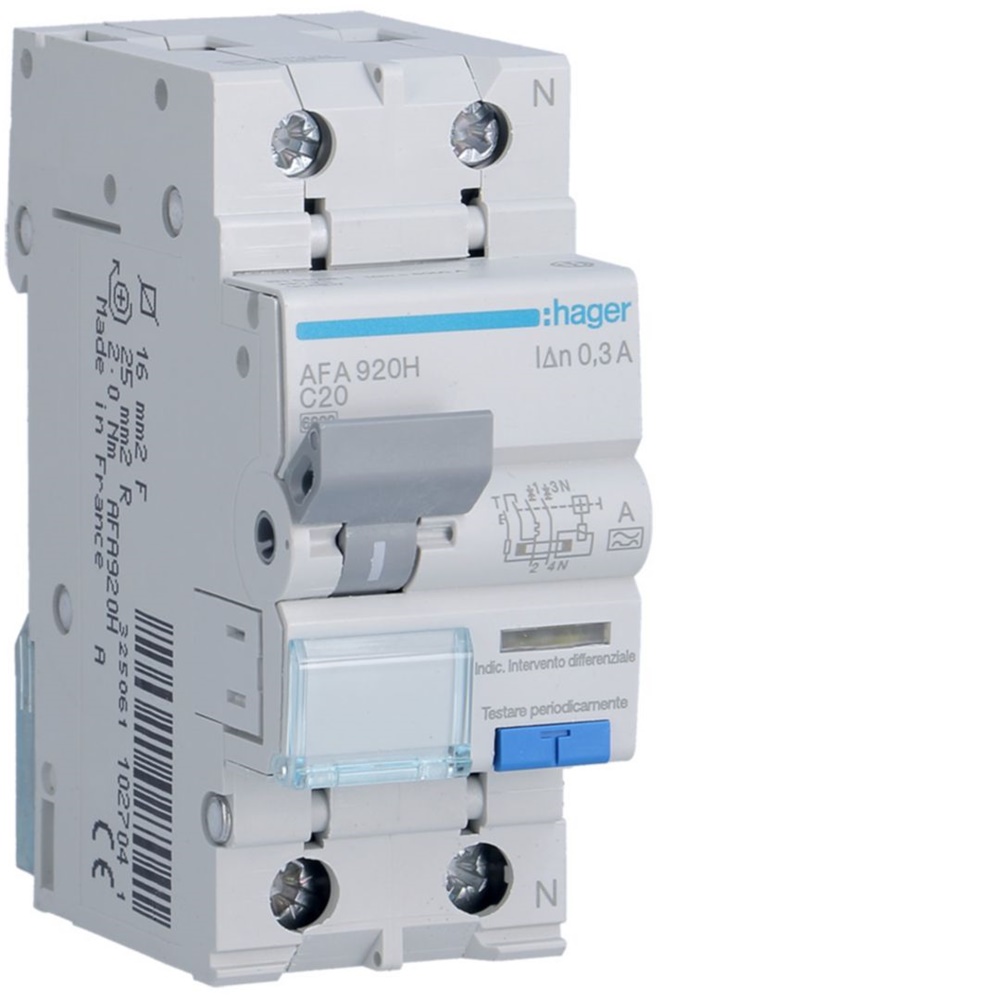 DIFF MAGN ACC 1PN 300MA A 20A 6 KA
