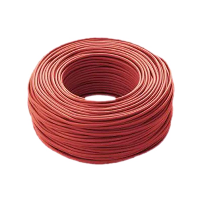 Cavo rivelazione incendi rosso PH120 2x1.5mm², rocchetto 500 metri, resistenza fuoco 120 min, EN50575:2016