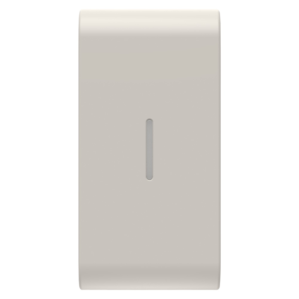 Pulsante interruttore 1 metro con diffusore naturale beige per impianti elettrici professionali