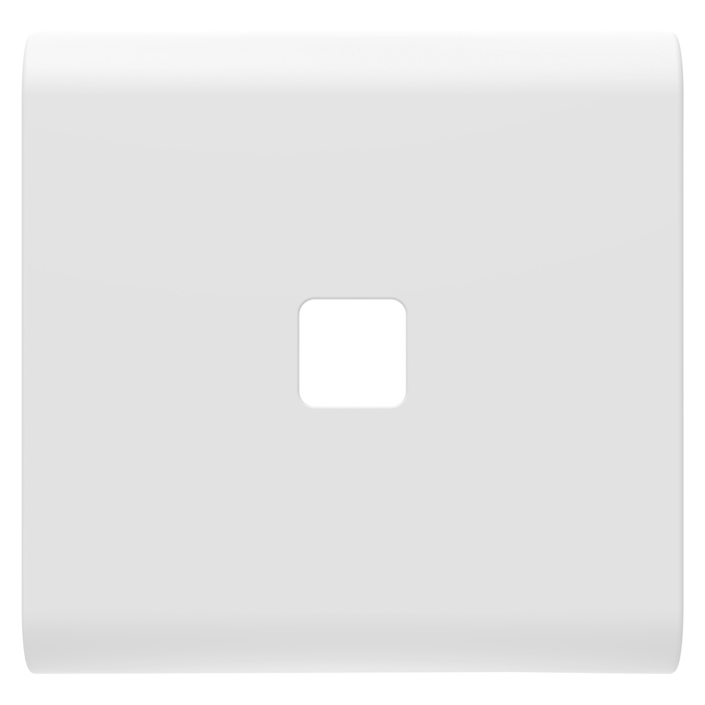 TASTO INTERCAMBIABILE PER COMANDI ASSIALI - DA COMPLETARE CON LENTE - 2 MODULI - BIANCO SATINATO - CHORUSMART