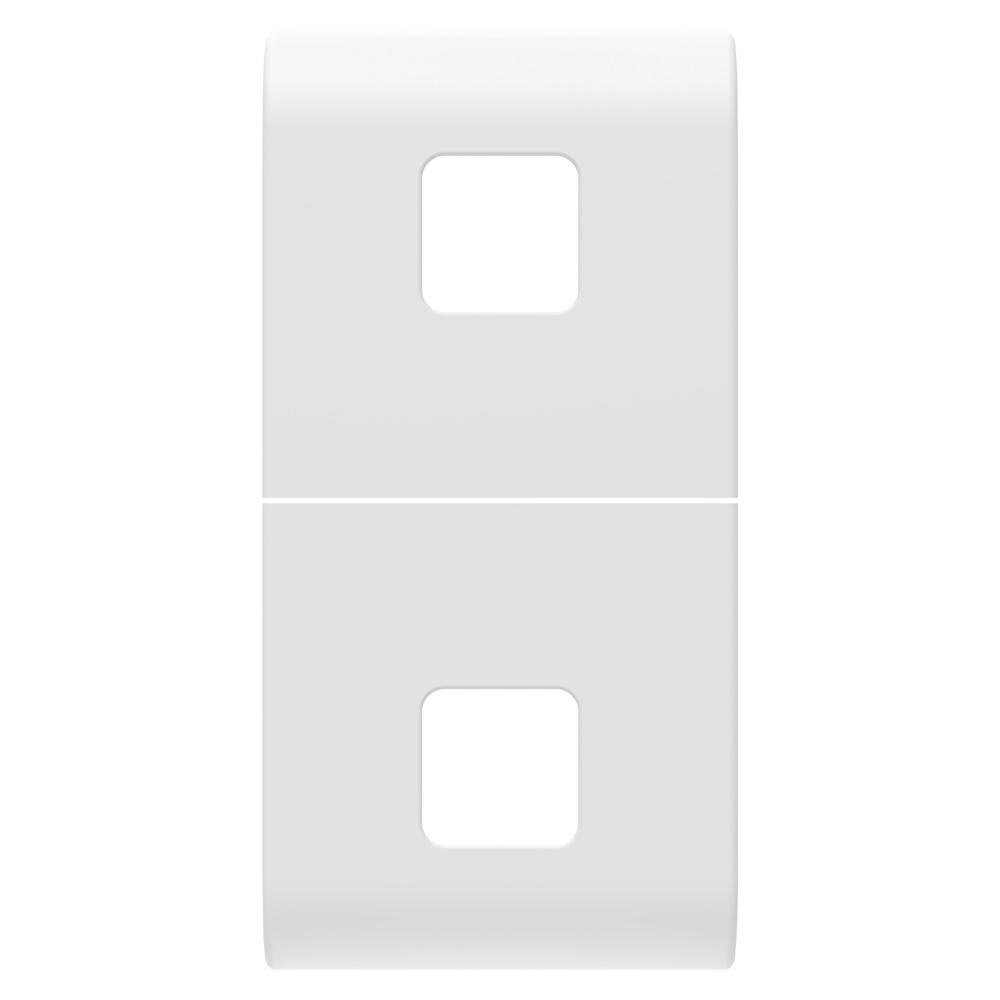 TASTO INTERCAMBIABILE PER COMANDI ASSIALI - DA COMPLETARE CON 2 LENTI - 1 MODULO - BIANCO SATINATO - CHORUSMART