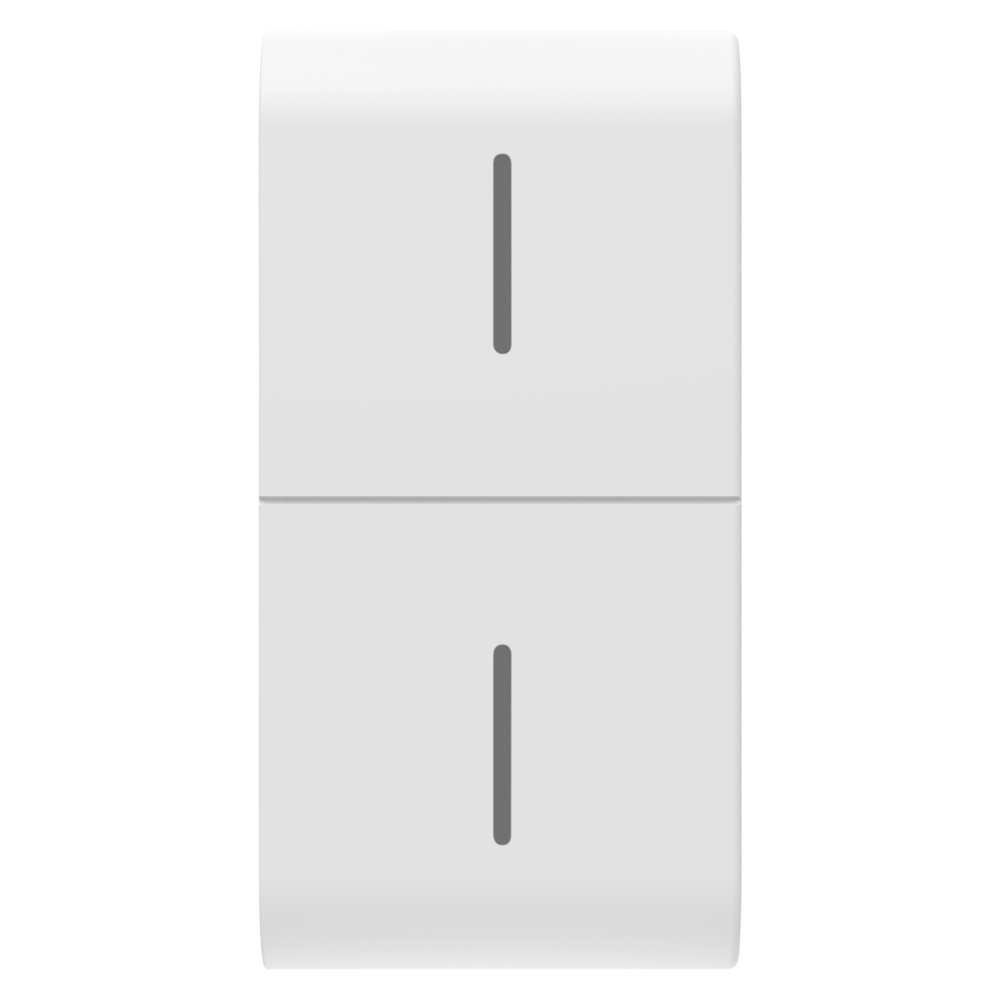 TASTO INTERCAMBIABILE PER PULSANTIERA CONNESSA ECO - 1 MODULO - BIANCO SATINATO - CHORUSMART