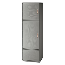 Armadio vetroresina IP44 2 vani + zoccolo 1840x685x330 mm per installazioni quadri elettrici