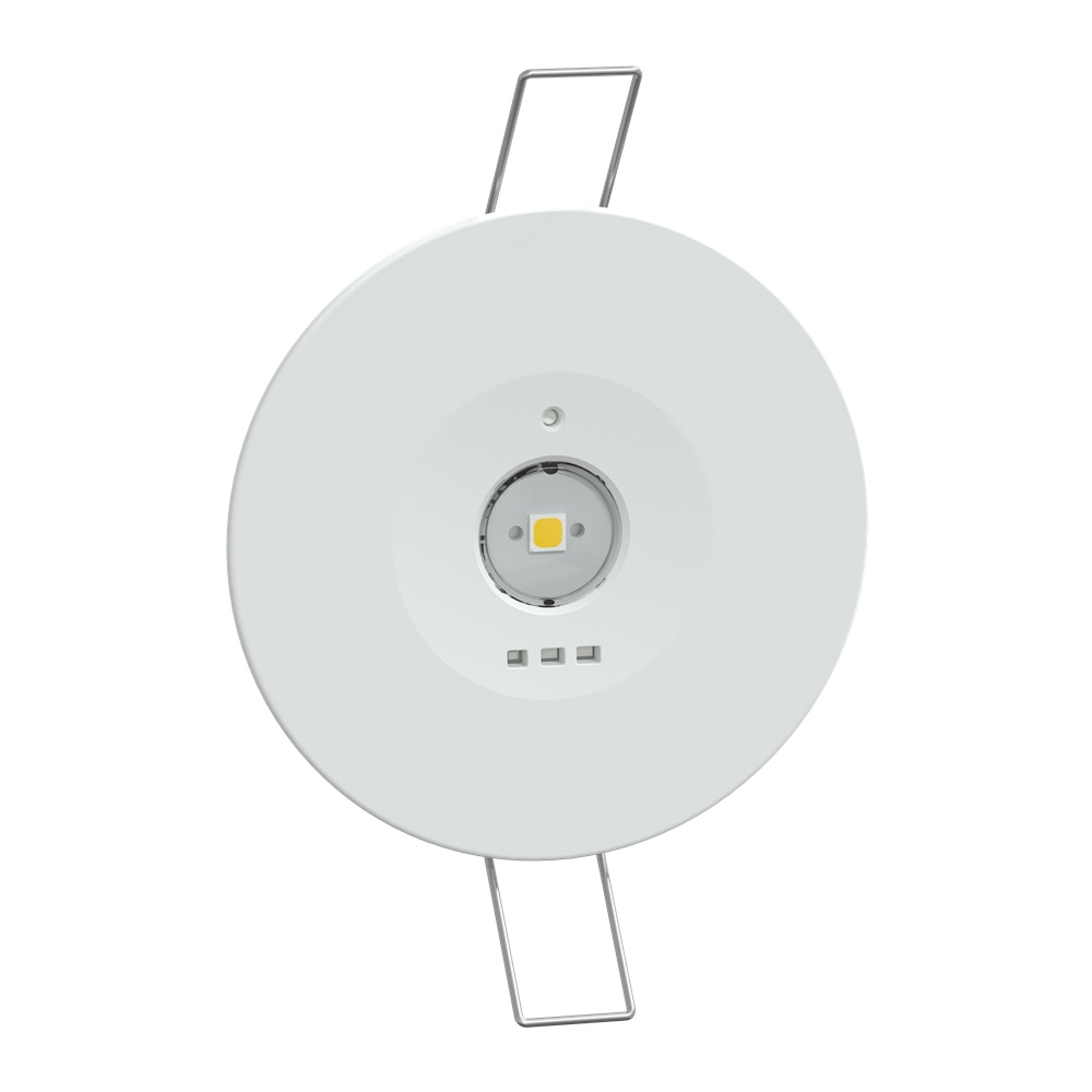 Exiway Smartbeam Incasso, IP42, Autoalimentato Autodiagnosi e Centralizzata Activa/DiCube, 220lm SE/SA, 1,5h, Antipanico, illuminazione di sicurezza