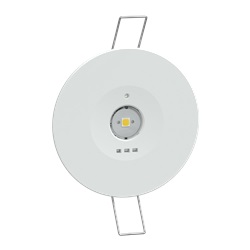 Exiway Smartbeam Incasso, IP42, Autoalimentato Autodiagnosi e Centralizzata Activa/DiCube, 220lm SE/SA, 3h, Antipanico, illuminazione di sicurezza