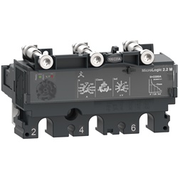 Sganciatore elettronico MicroLogic 2.2M 220A 3 poli per protezione motore ComPact NSX250