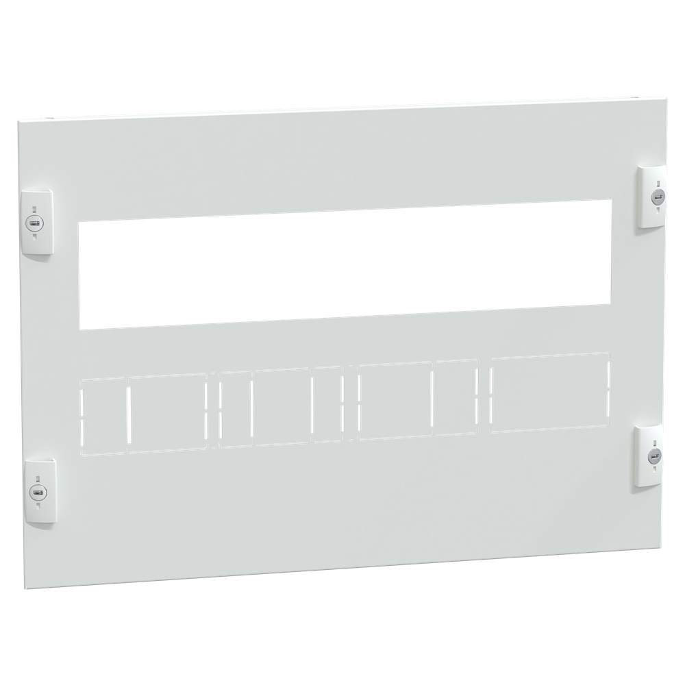 Piastra frontale NSX100/250 VIGI V acciaio bianco per armadi PrismaSeT e ComPacT controllo protettivo plug-in
