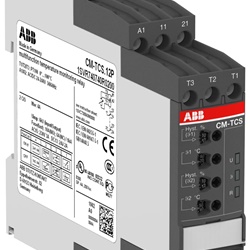 Relè monitor temperatura CM-TCS.12P 0-100°C 24-240VAC/DC sensore PT100 controllo soglie temperatura
