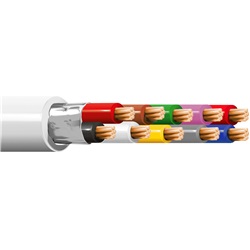 CAVO ITC 10X0,22+2X0,75 BIANCO BOB.1000 CCA-