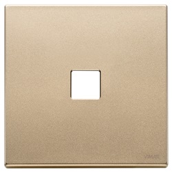 PLACCA 2MX1 FLAT ORO SATINATO