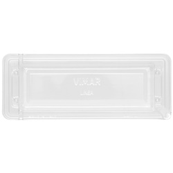 Protezione supporto 7 moduli coperchio trasparente per linea elettrica