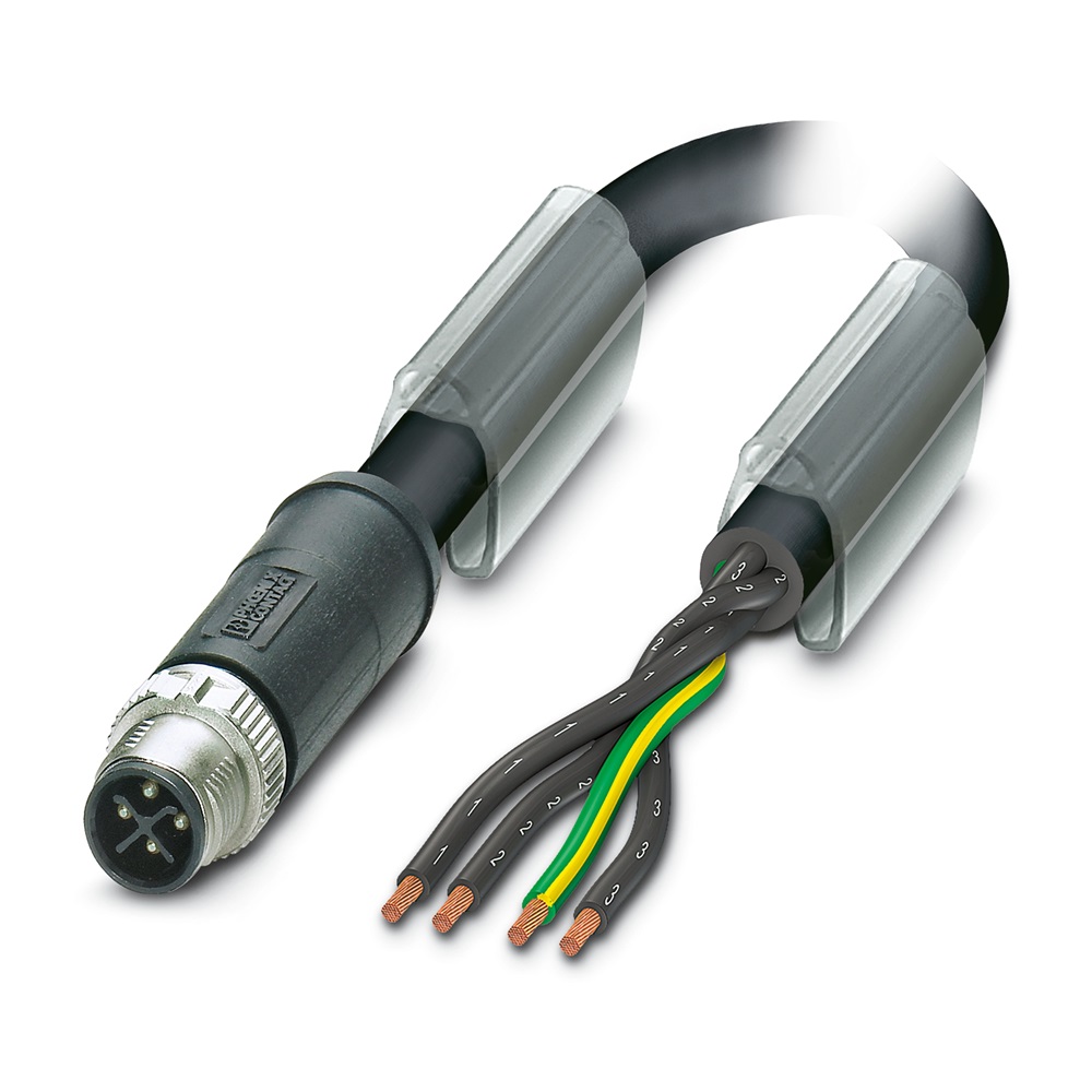 SAC-4P-M12MSS/ 5,0-PUR PE CAVO SENS