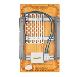 Kit centralino Home Network 36 moduli DIN per rete domestica cablaggio strutturato cat.6