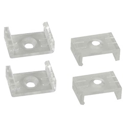 KIT 4 staffe profilo S6 montaggio robusto materiali alta qualità per impianti elettrici
