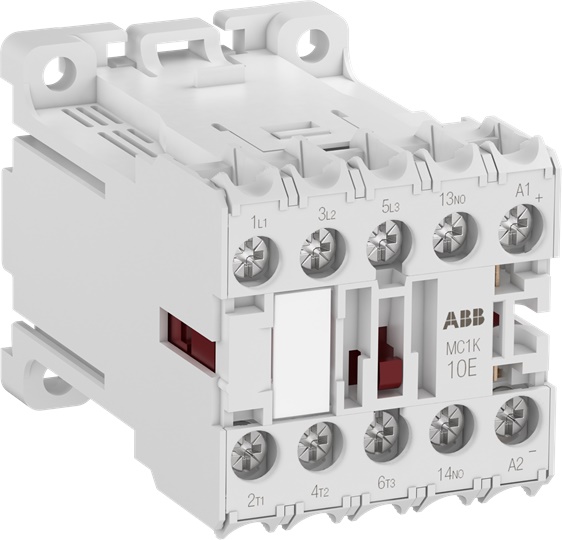 Contattore mini 3 poli 4kW 20A montaggio parete o guida DIN