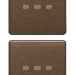 DUE TASTI FLAT NEUTRI ILLUM. BRONZO