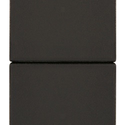 Comando doppio XT By-me advanced 1 modulo nero con 4 pulsanti indipendenti per domotica