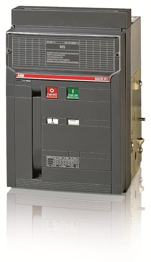 Interruttore modulare ABB E1B/MS 800A tripolare sgancio rapido protezione termica uso industriale
