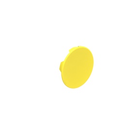 Tappo rasato giallo per pulsanti a impulso operatori passo-passo