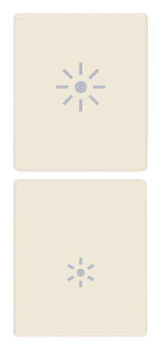 DUE MEZZI TASTI 1M DIMMER CANAPA