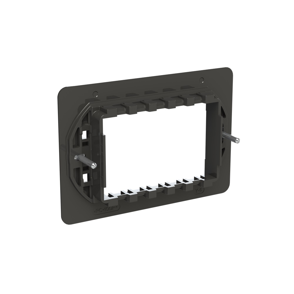Supporto plastica 1 modulo montaggio orizzontale verticale impianti elettrici