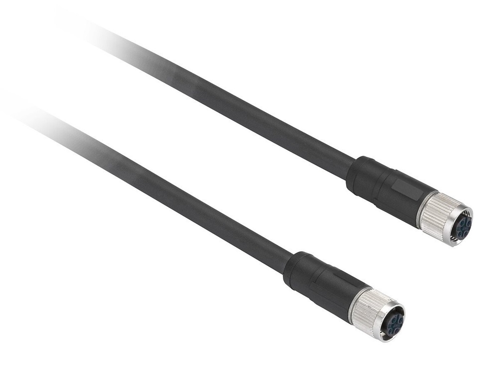 DRIT M12 FEM/FEM CONN 0.3M 5 PIN