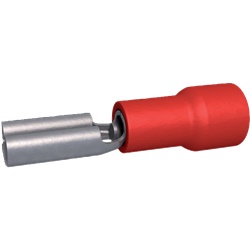 Clip femmina preisolata rossa 0,5-1,5 mm² 2,8x0,8 mm per cablaggi elettrici rapidi e sicuri