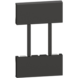 Cover presa standard US-EU 2 moduli 2 metri nero per applicazioni elettriche casa ufficio