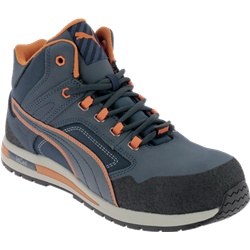 Scarpe antinfortunistiche alte Crosstwist S3 HRO SRC blu marino con puntale fibra vetro e suola antiperforazione FAP®