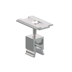 Ganascio Omega Alluminio Universale Sp29-51 per Fissaggio Intermedio Pannelli
