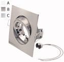 Ghierequadro Orient cromato attacco GU5.3 design moderno illuminazione ambienti vari