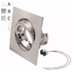 Ghierequadro Orient cromato attacco GU5.3 design moderno illuminazione ambienti vari