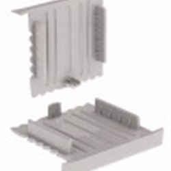 Tappo chiusura profilo RP35 resistente montaggio semplice protezione polvere umidità impianti elettrici industriali e commerciali