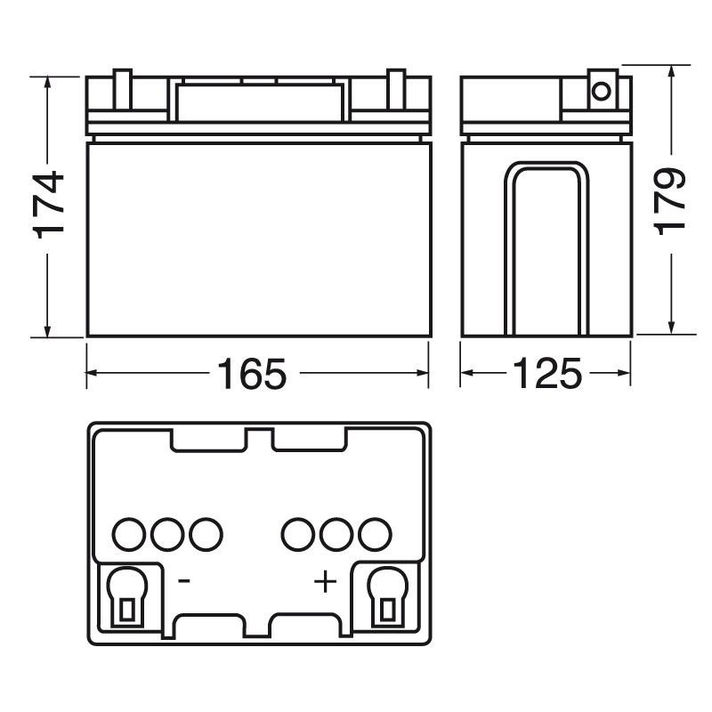 Batteria ricaricabile al piombo 12V 24Ah alta autonomia applicazioni elettriche