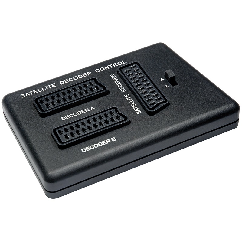 Adattatore multiscart SAT decoder compatto alta qualità per impianti audiovisivi