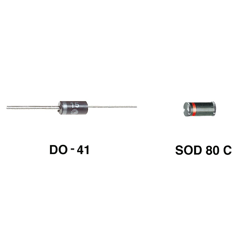 Diodo Zener 1N5369B 5W 51V package D027A per regolazione tensione industriale