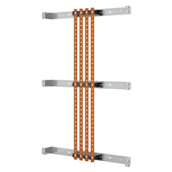 Portabarre 250-400A lunghezza 850 mm per sistemi distribuzione quadri elettrici
