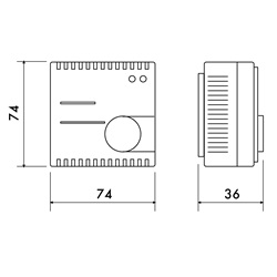 OTERM. ELET. 74 X 74 SPIA-DEVIATORE