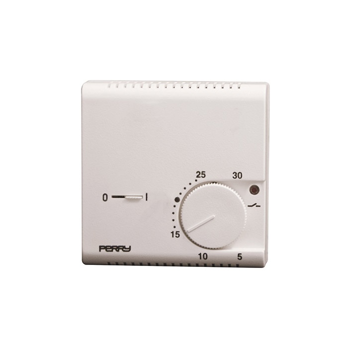 Termostato elettronico on/off 74x74 mm 230V per controllo temperatura interno