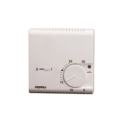 Termostato elettronico on/off 74x74 mm 230V per controllo temperatura interno