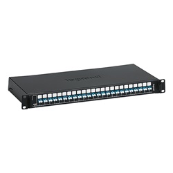 Pannello fibra ottica 48 porte LC multimodale 19 cassetto scorrevole 1U rete professionale