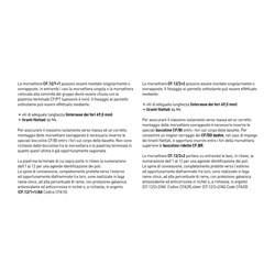 Morsettiera 1+1 spina piatta senza piastrina per connessioni elettriche