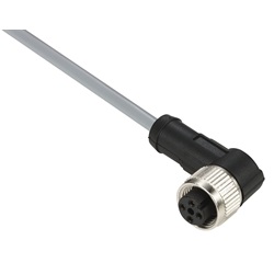 PVC FEMM M12 5 PIN 90G