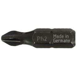 Set 4 inserti avvitatore 25mm PH1 PH2x2 PH3 per applicazioni elettriche professionali e fai-da-te