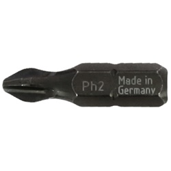 Set 4 inserti avvitatore 25mm PH1 PH2x2 PH3 per applicazioni elettriche professionali e fai-da-te