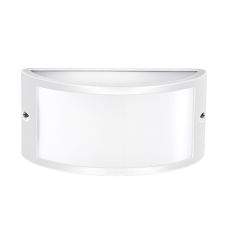 Applique da parete esterno E27 IP54 alluminio pressofuso resistente UV e corrosione per lampadine LED