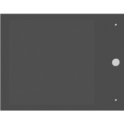 Targhetta MG-17.5-R nero per profili 15x35 mm automazione industriale
