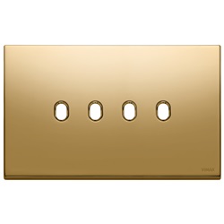 PLACCA 4MX4 VINTAGE ORO