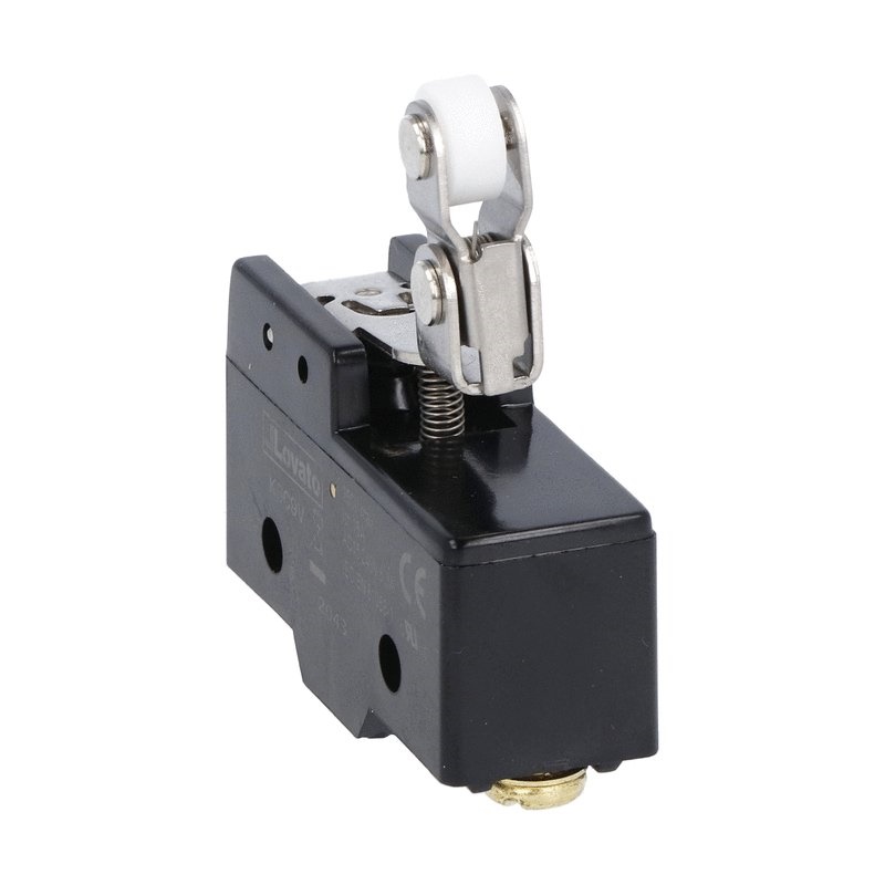 Micro switch leva con rotella unidirezionale contatti 1NA/NC vite plastica serie K